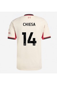 Fotbalové Dres Liverpool Federico Chiesa #14 Venkovní Oblečení 2025-26 Krátký Rukáv